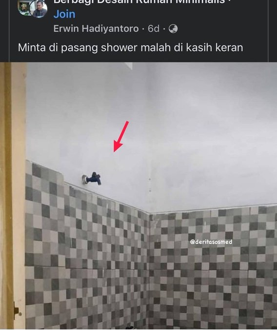 Potret desain shower nyeleneh Berbagai sumber