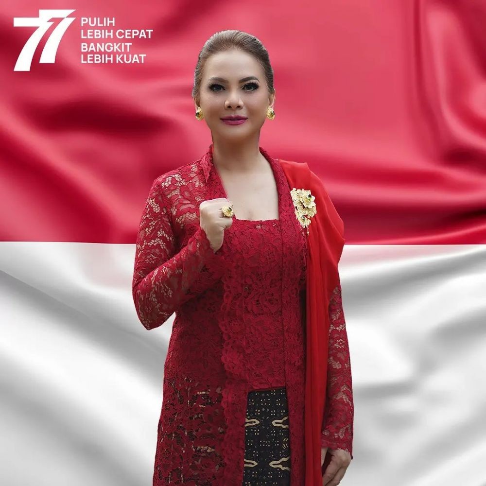 seleb hadiri upacara HUT RI ke-77 © Instagram seleb hadiri upacara HUT RI ke-77 © Instagram