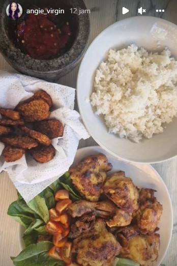 10 Inspirasi masakan rumahan ala Angie Virgin, simpel dan bergizi