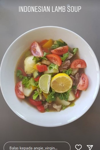 10 Inspirasi masakan rumahan ala Angie Virgin, simpel dan bergizi