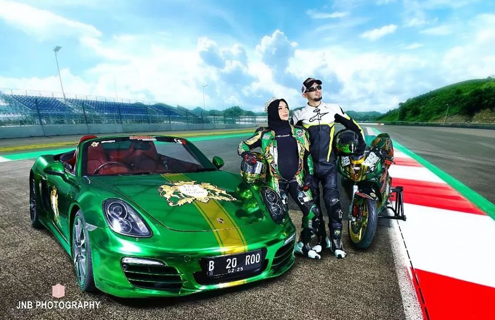 gaya maternity shoot roro fitria © instagram