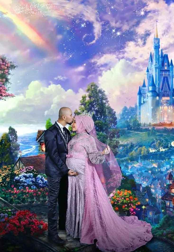 gaya maternity shoot roro fitria © instagram