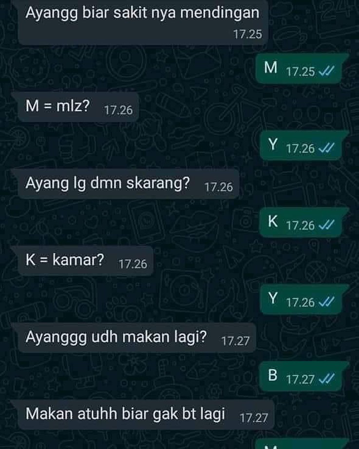 chat lucu pasangan super cuek © berbagai sumber chat lucu pasangan super cuek © berbagai sumber
