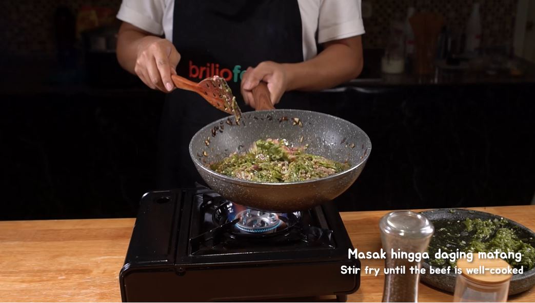 Spaghetti Brulee Sambal Ijo