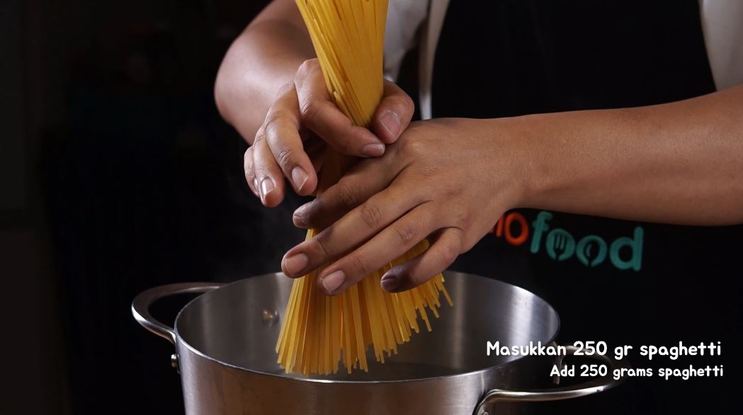 Spaghetti Brulee Sambal Ijo