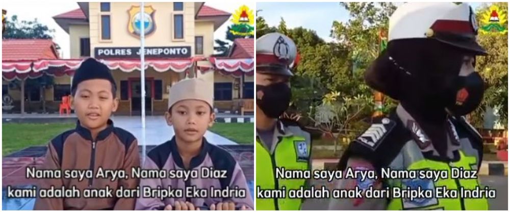 anak polwan ceritakan perjuangan ibunda © instagram