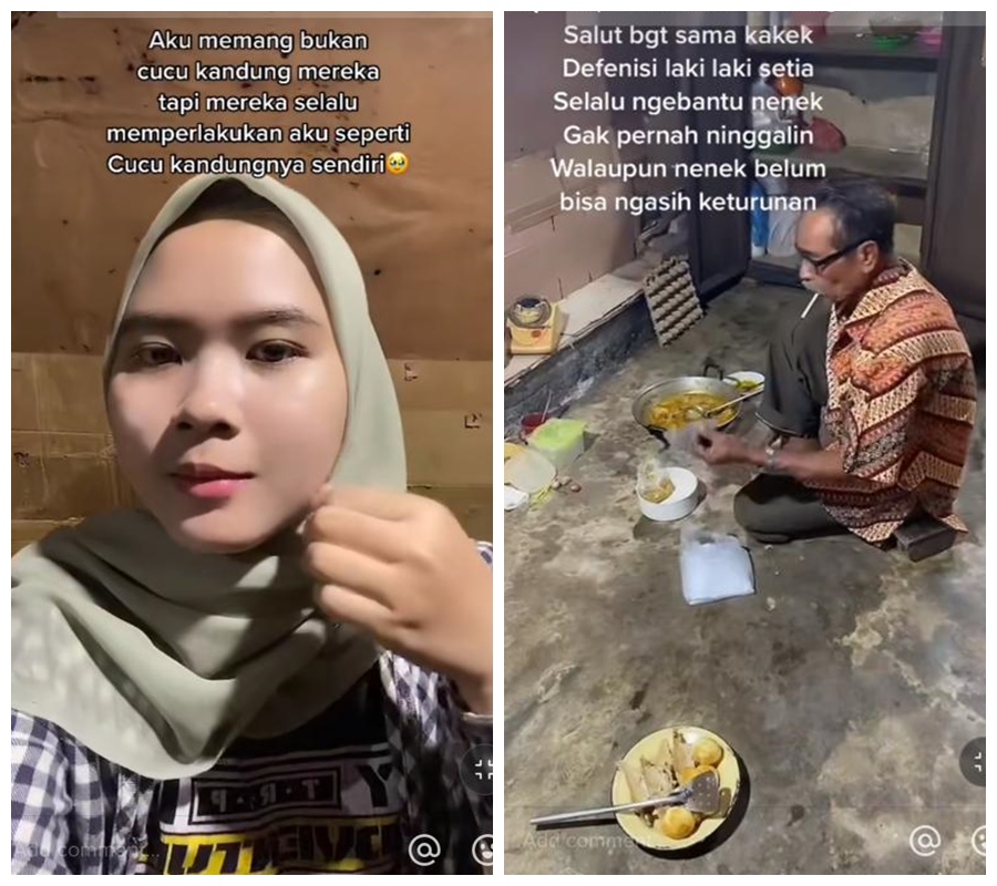 kakek nenek belum punya anak © TikTok/@tatameiginda kakek nenek belum punya anak © TikTok/@tatameiginda