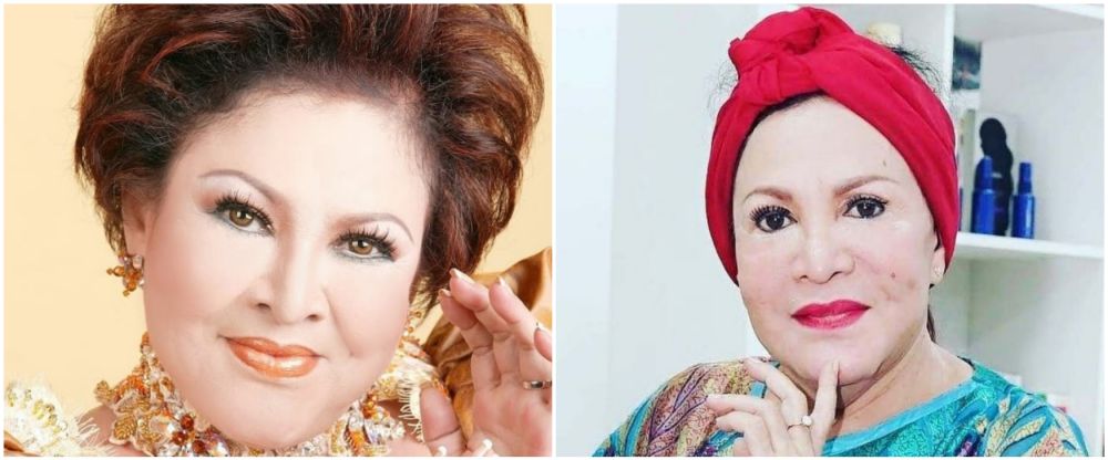 potret dulu dan kini Mpok Atiek © berbagai sumber potret dulu dan kini Mpok Atiek © berbagai sumber