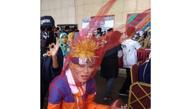 Potret cosplay naruto di tempat umum Berbagai sumber