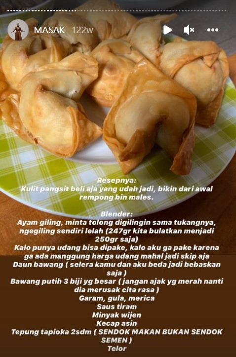 10 Inspirasi camilan ala Tantri Kotak, enak dan simpel dibuat