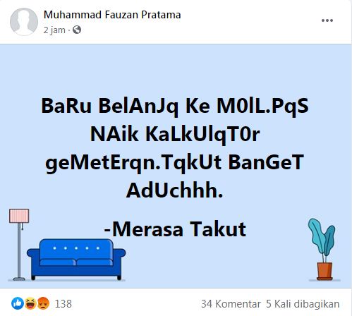 kata pelesetan di status bapak-bapak © berbagai sumber