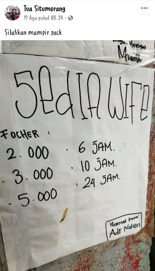 aksi nyeleneh pengguna Facebook © berbagai sumber