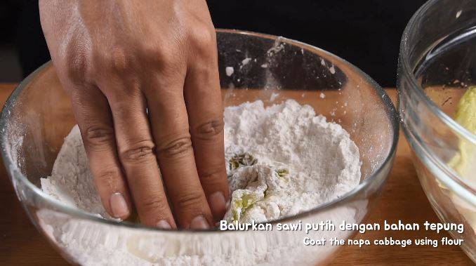 Sawi Putih Crispy Asam Manis