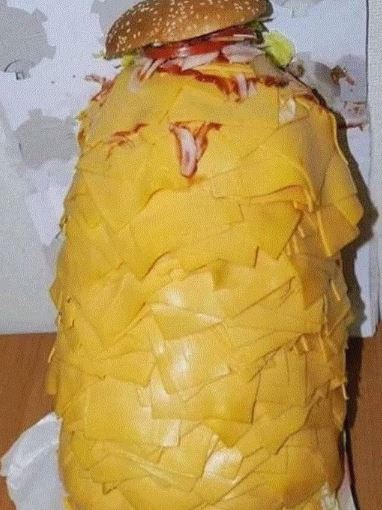 burger tapi penampakannya nyeleneh © berbagai sumber