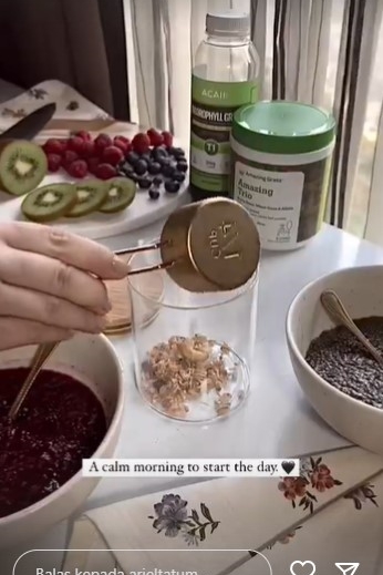 10 Menu diet Ariel Tatum, bebas sembelit dan berat badan ideal