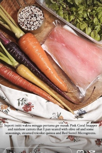 10 Menu diet Ariel Tatum, bebas sembelit dan berat badan ideal