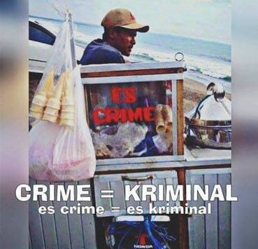 tulisan di gerobak pakai bahasa inggris © berbagai sumber