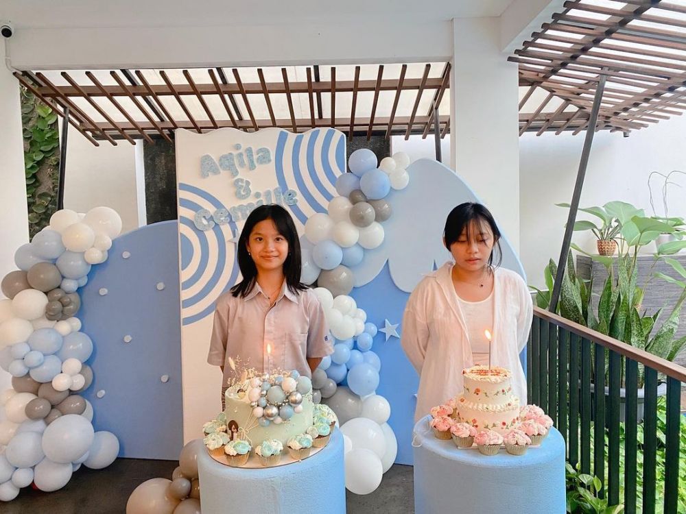 10 Potret kue ultah keluarga Zaskia Gotik, unik bikin tak tega makan