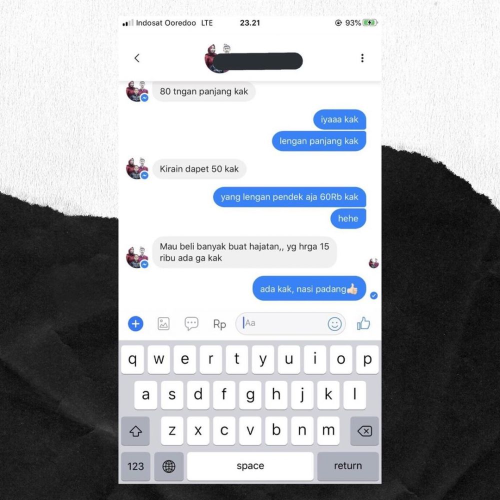 chat lucu pembeli nawar keterlaluan © berbagai sumber