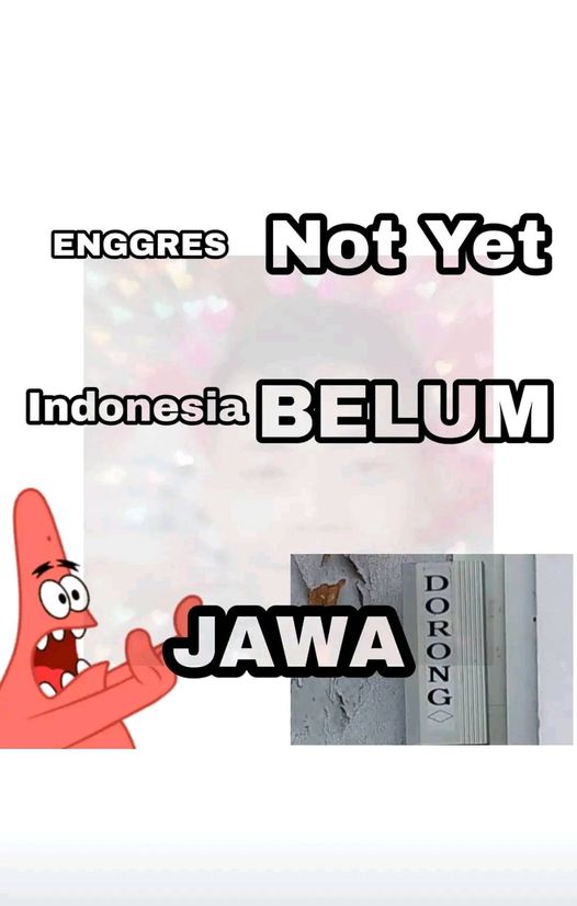 13 Beda kosakata dalam bahasa Inggris, Indonesia, dan Jawa ini kocak