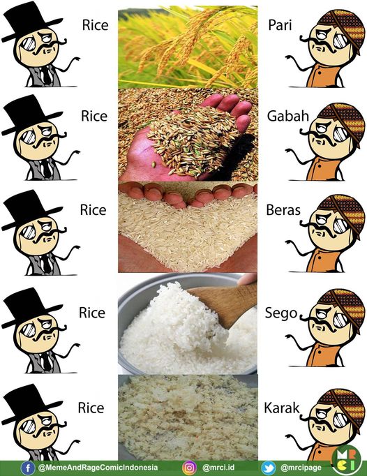 beda bahasa inggris indonesia jawa © berbagai sumber