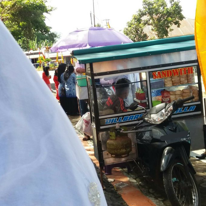 gerobak motor pedagang malah kreatif © berbagai sumber