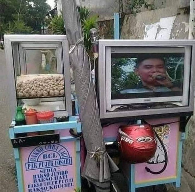 gerobak motor pedagang malah kreatif © berbagai sumber