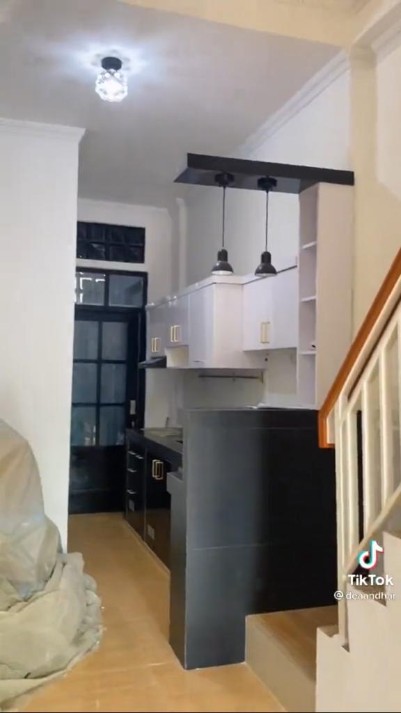 rumah miliki luas 3 meter © TikTok/@deaandhar