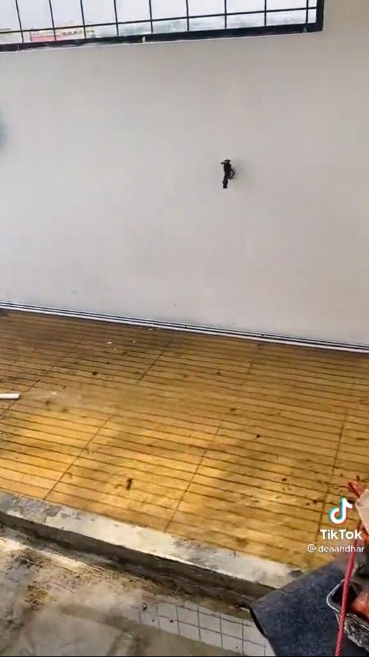 rumah miliki luas 3 meter © TikTok/@deaandhar