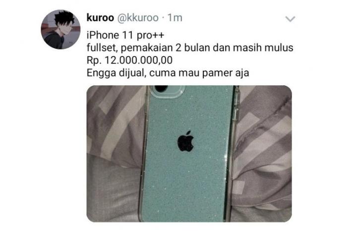 Kelakuan norak orang pamer iPhone © berbagai sumber