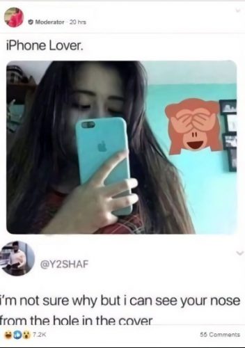 Kelakuan norak orang pamer iPhone © berbagai sumber