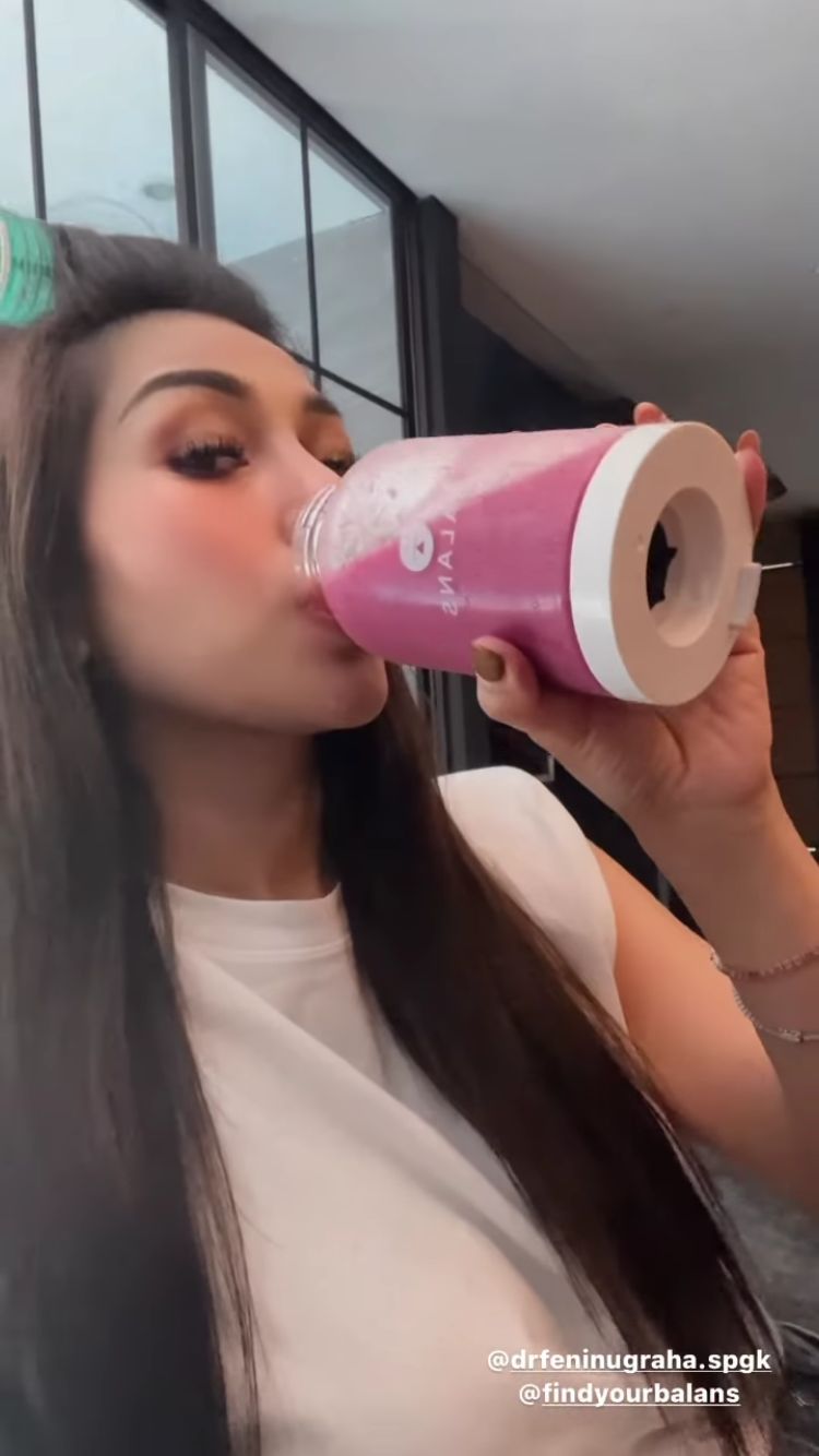 10 Pola makan Nisya Ahmad, konsisten jaga berat badan stabil