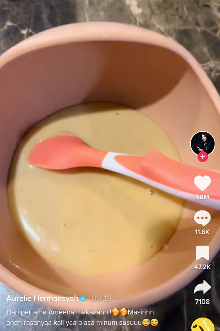 10 Menu MPASI ala Aurel Hermansyah untuk Ameena, sehat dan simpel