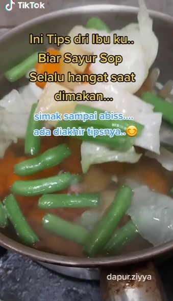 Trik bikin sayur sup tetap hangat sepanjang hari, aman & lebih sehat