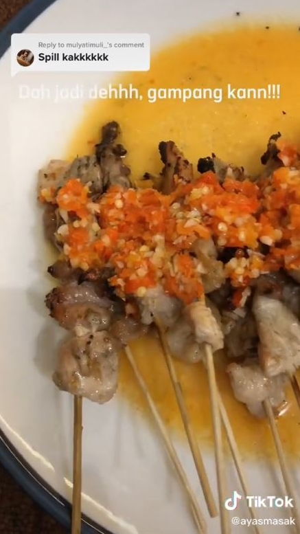 Trik masak sate agar tusuknya tidak ikut terbakar, simpel & antigagal