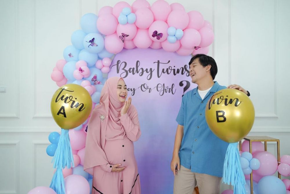 momen gender reveal anisa rahma © instagram momen gender reveal anisa rahma © instagram