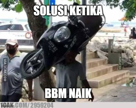 meme bbm naik © berbagai sumber