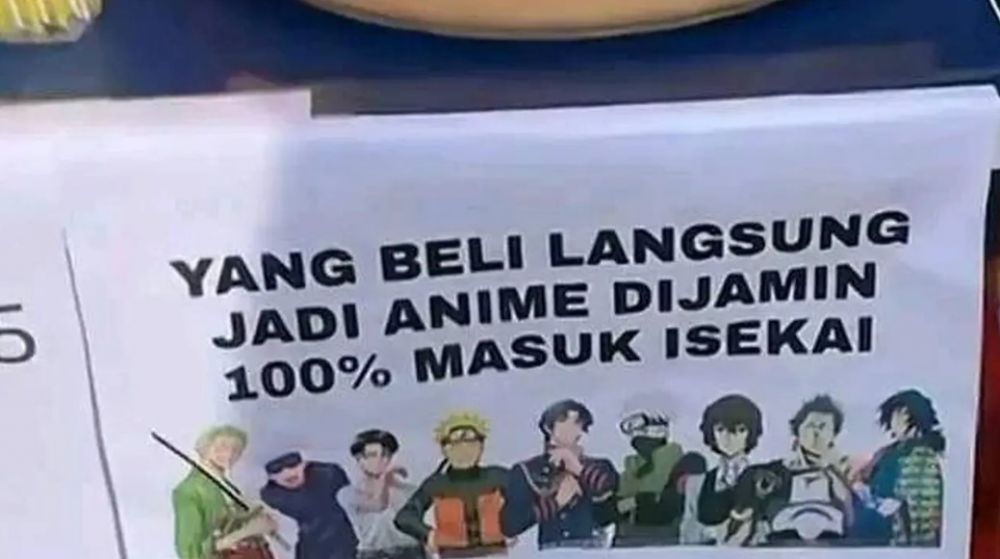 promosi jualan pakai karakter anime © berbagai sumber promosi jualan pakai karakter anime © berbagai sumber