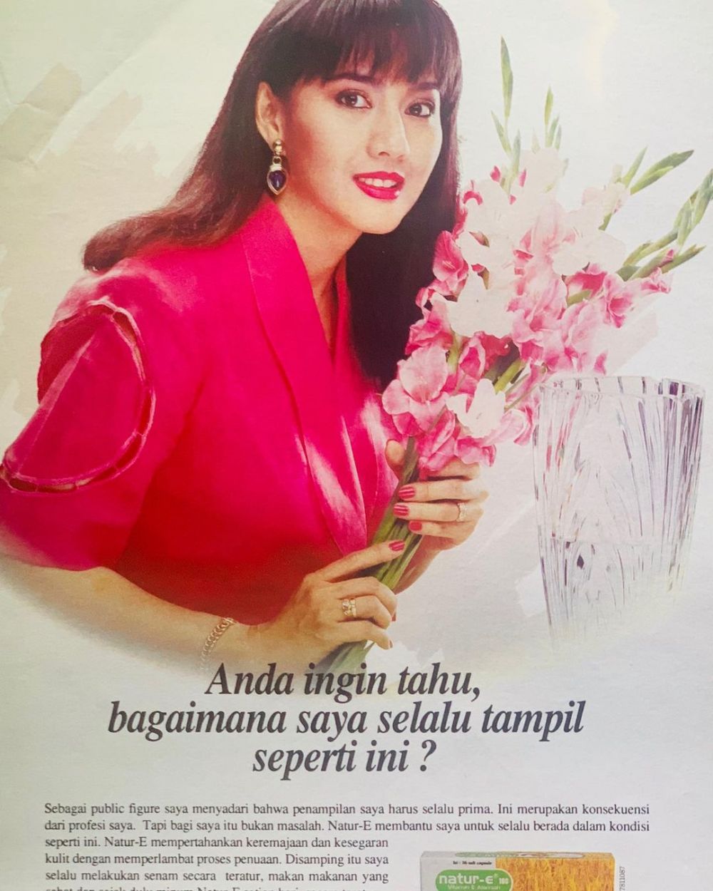 potret masa muda rini s bono © instagram