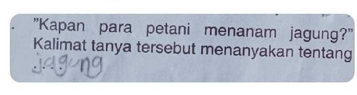 Jawaban polos siswa saat kerjakan soal © berbagai sumber Jawaban polos siswa saat kerjakan soal © berbagai sumber