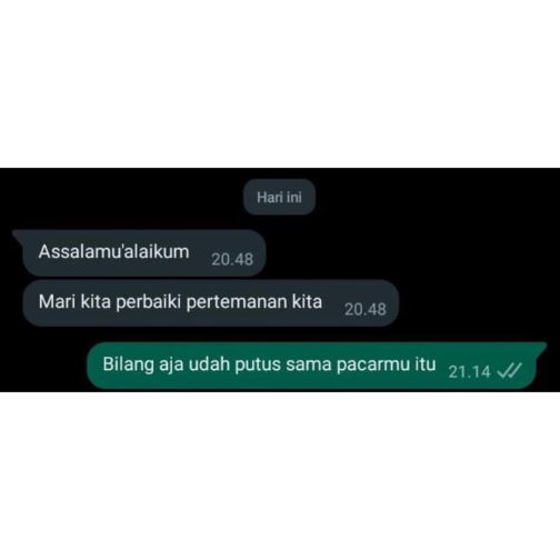 chat serba salah kalau sama teman © berbagai sumber