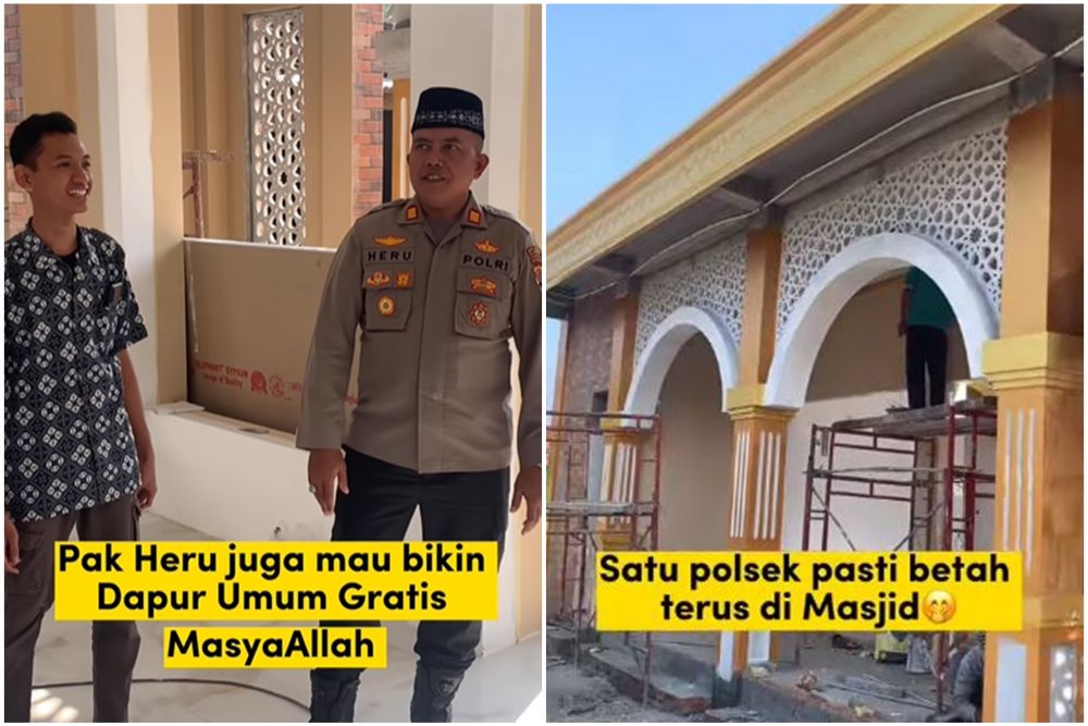 kisah haru kapolsek rela jual rumah demi masjid © instagram kisah haru kapolsek rela jual rumah demi masjid © instagram