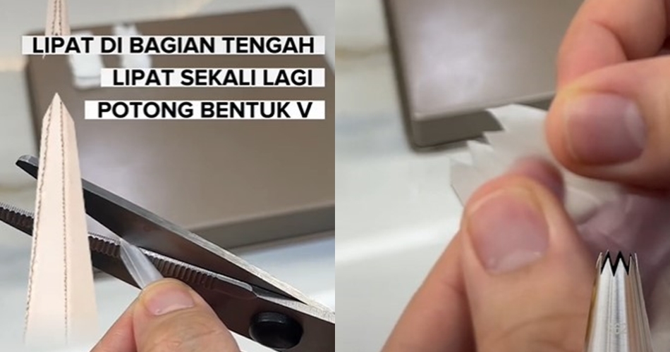 Cara jitu bikin dekorasi krim kue tanpa spuit, cantik dan elegan