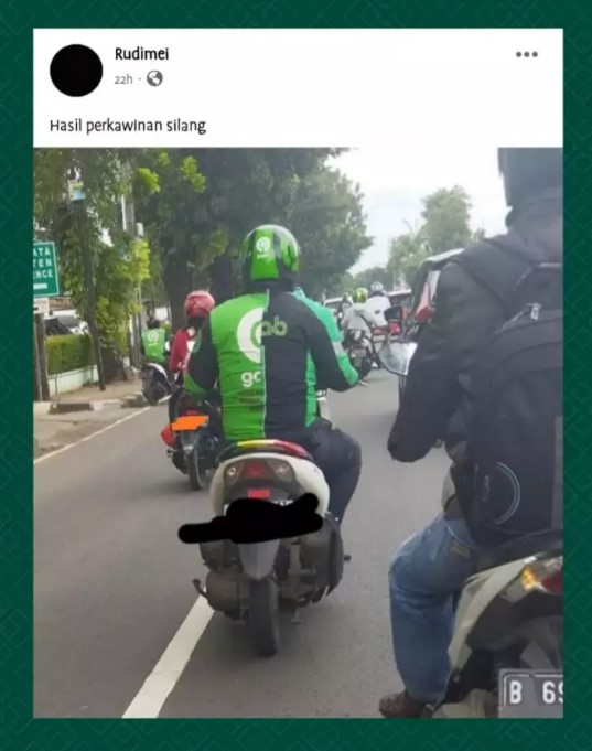 desain jaket ojek online ini absurd © Instagram desain jaket ojek online ini absurd © Instagram