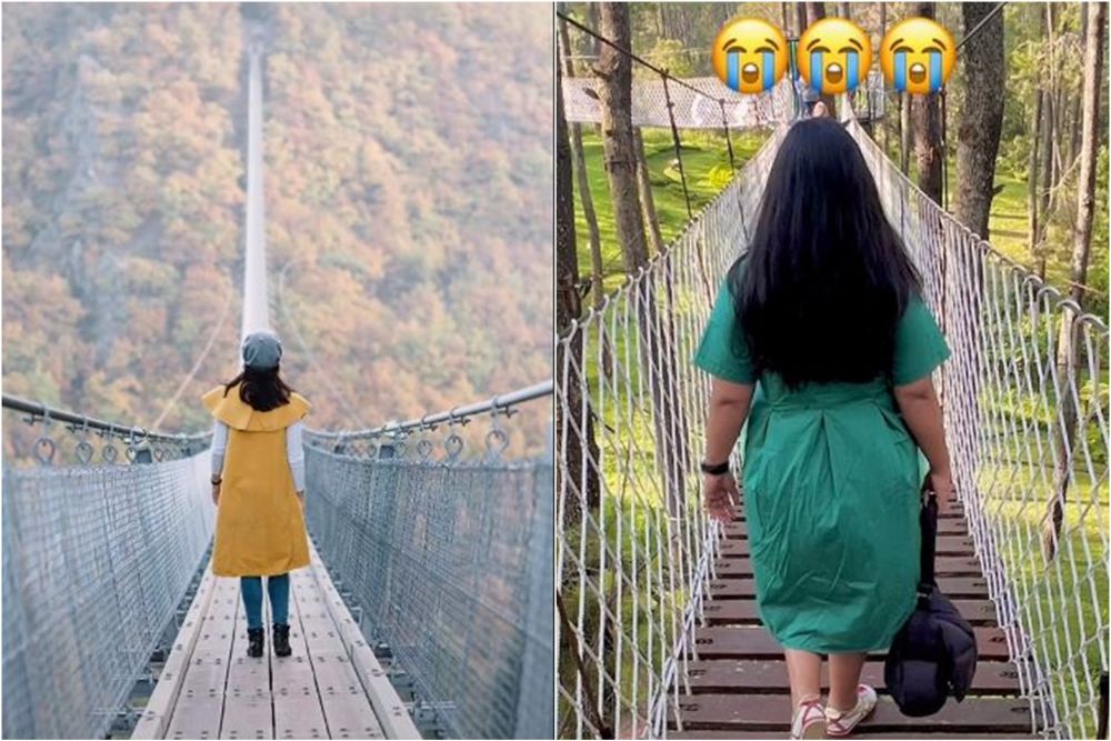 wanita bagikan ekspektasi vs realita difoto suami © TikTok