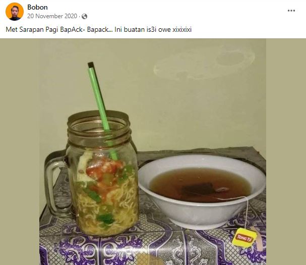 sarapan pakai mi instan © berbagai sumber sarapan pakai mi instan © berbagai sumber