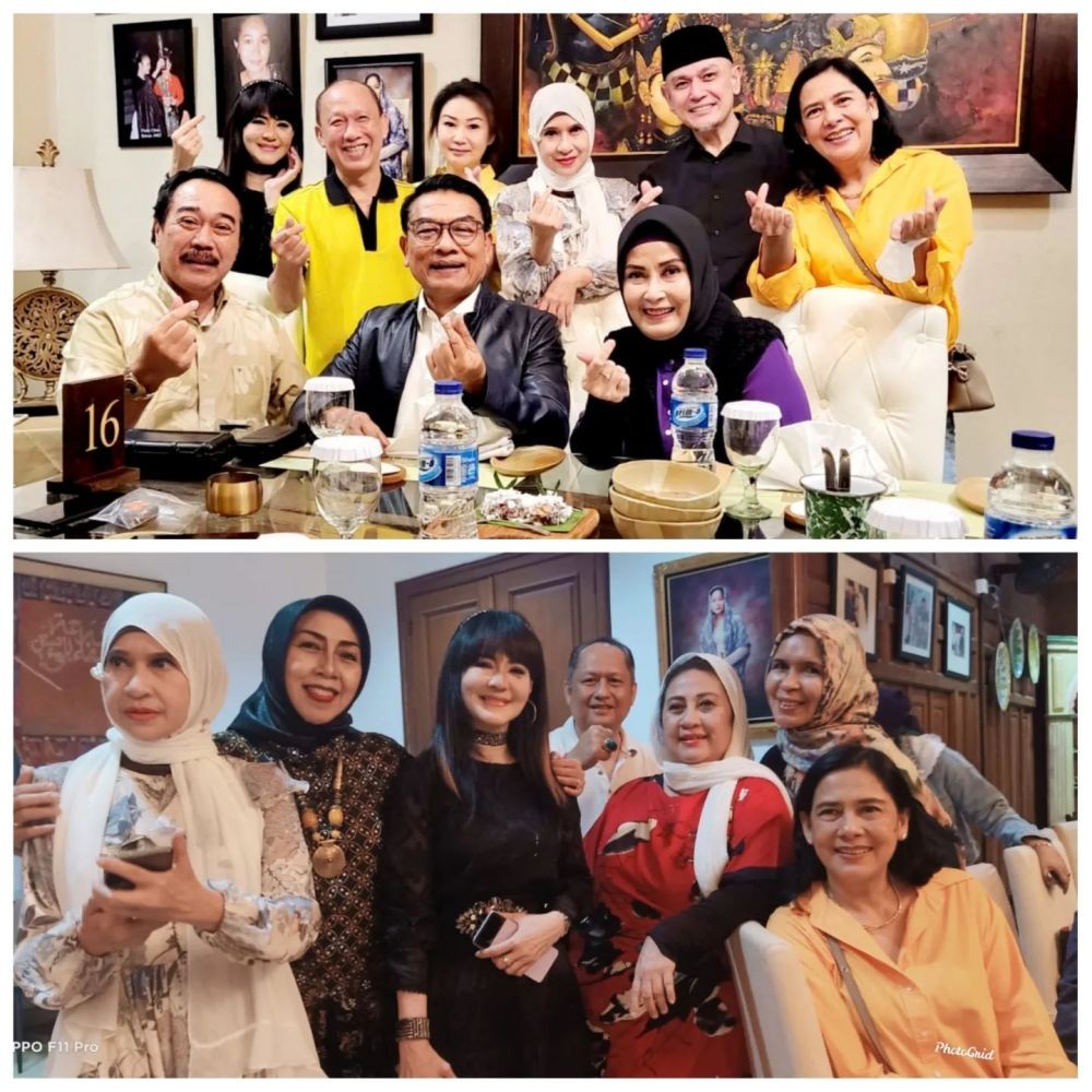 Momen kumpul artis senior era 80-an © Instagram