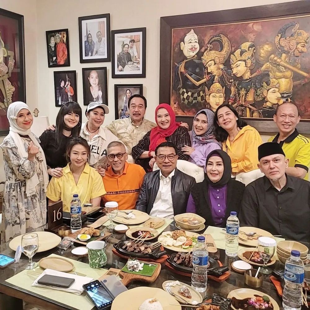 Momen kumpul artis senior era 80-an © Instagram