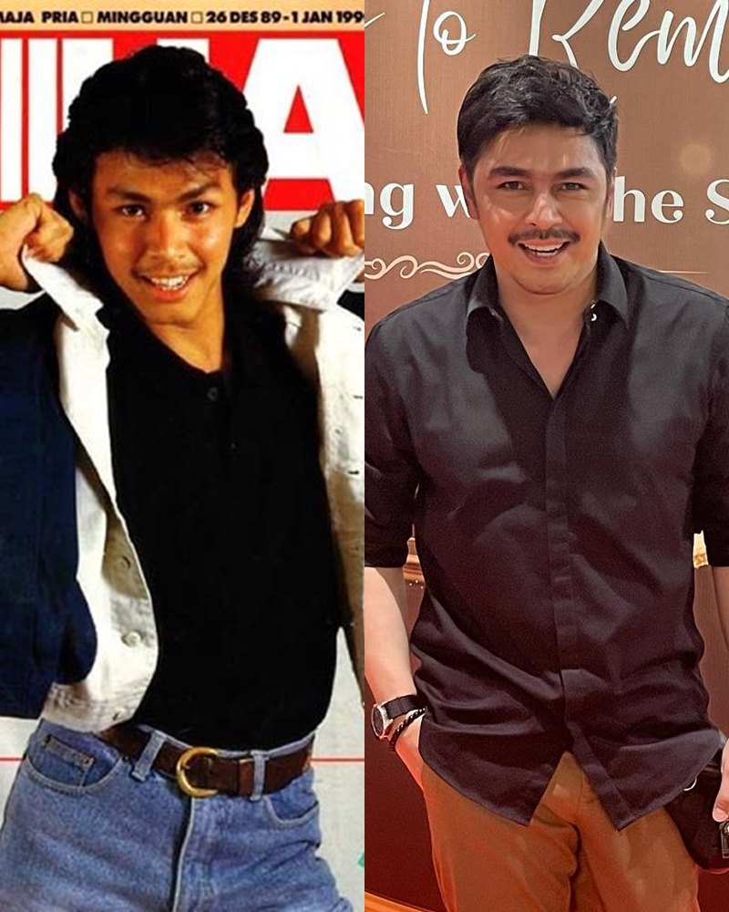 thomas djorghi dulu dan kini © Instagram thomas djorghi dulu dan kini © Instagram