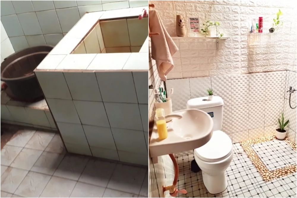 dulu dan kini transformasi rumah tua © TikTok dulu dan kini transformasi rumah tua © TikTok
